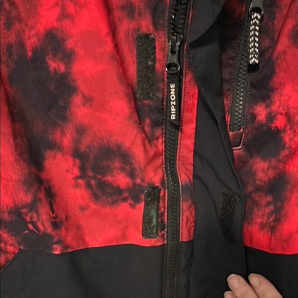 Ripzone Red and Black Kids Jacket 3 in 1. ( has removable fall coat) - Picture 3 of 8